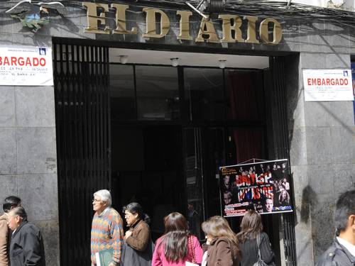 "El Diario" na Bolívia Foto: AIZAR RALDES / AFP