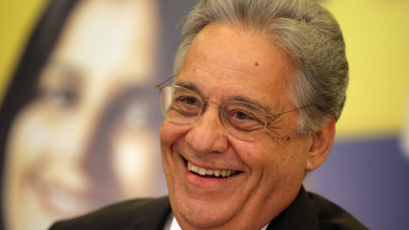 Ex-presidente Fernando Henrique Cardoso foi eleito com 34 votos para suceder João de Scantimburgo.