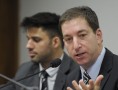 O jornalista Glenn Greenwald e seu companheiro David Miranda prestaram depoimento na CPI da Espionagem. (Crédito: Lia de Paula/Agência Senado)