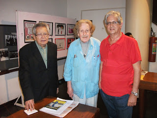 Maurício Azêdo, Arthur Poerner e Sérgio Caldieri, nas eleições da ABI, em abril de 2013 