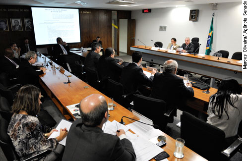 Reunião do Conselho de Comunicação Social do Congresso (Foto: Marcos Oliveira/Agência Senado)