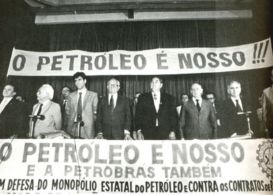 Evento na ABI em defesa do petróleo (Reprodução jornalggn.com.br)