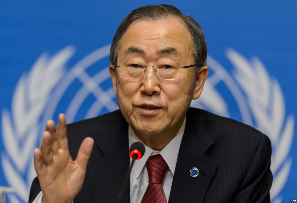 Ban Ki-moon demonstrou preocupação com a condenação recente de jornalistas no Egito (Crédito: AFP)