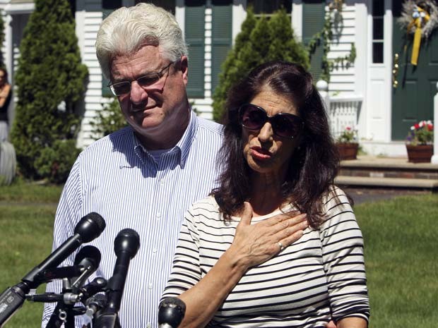 John e Diane Foley (Foto: AP Photo/Jim Cole)