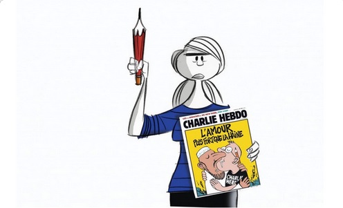 Charlie Hebdo - charge ann telnaes