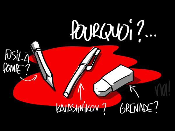 Charlie Hebdo - charge na
