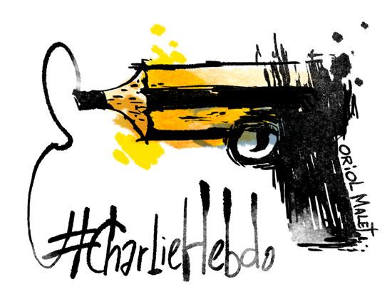 Charlie Hebdo - charge oriol malet