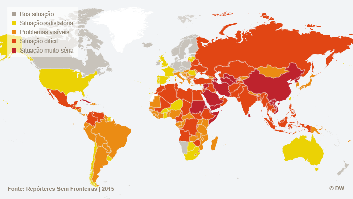 mapa liberdade de imprensa 2014