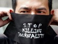 "Parem de matar jornalistas", dia a mensagem em foto da Unesco