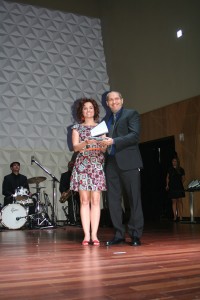 Michelly Corrêa, vencedora da categoria "Reportagem Esportiva" - São Paulo/Sul (Foto: Edmilson Silva)