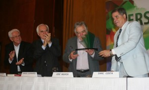Paulo Jerônimo (Pajê), Samuel Guimarães, José Mujica e Darc Costa
