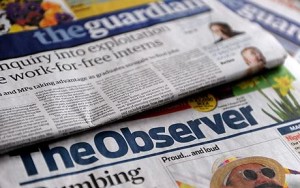 Guardian to consider closing The Observer...epa01814545 A copy of The Observer in London, Britain, 03 August 2009. The Guardian Media Group (GMG) is considering closing The Observer, the world's oldest Sunday newspaper, as part of a cost-cutting drive triggered by a drastic plunge in the group's finances. Members of the Scott Trust, the charitable foundation that owns GMG, discussed the plan on July 6. They were shown trial copies of an Observer-branded news magazine that would replace the paper and be published on a Thursday. EPA/ANDY RAIN