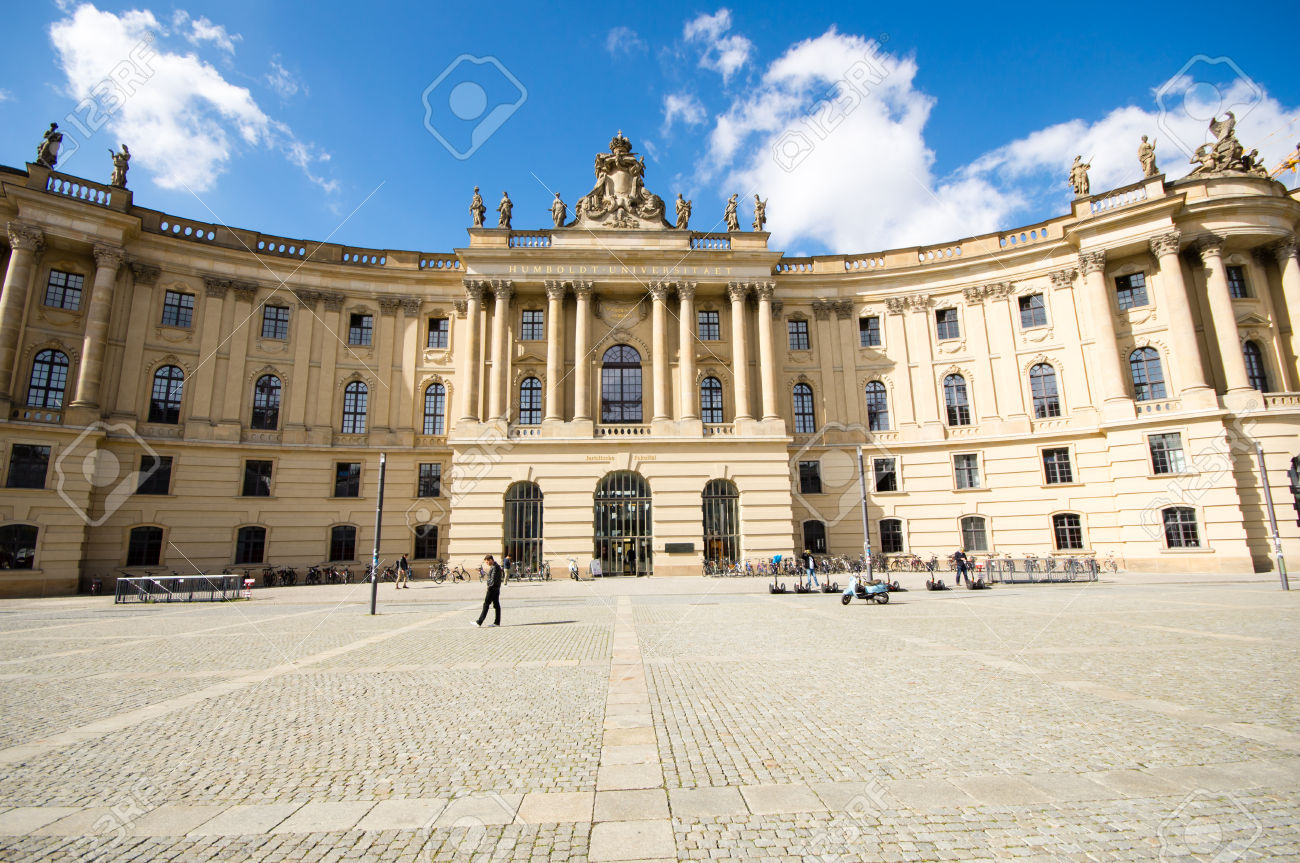 BERLIN, GERMANY - SEPTEMBER 17: Humboldt University of Berlin. Faculty of Law on September 17, 2013 in Berlin, Germany. It is one of Berlin's oldest universities, founded in 1810.