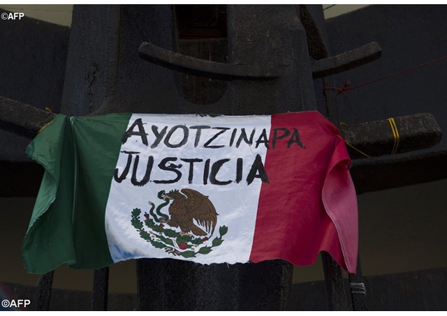 Protesto contra a violência no Estado de Guerrero. Foto: AFP